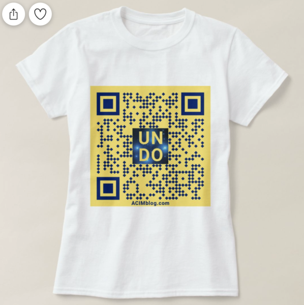 UNDO (QR code) t-shirt